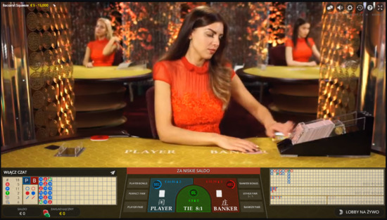 Baccarat na żywo online