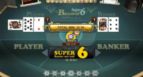 Baccarat Super 6 live online