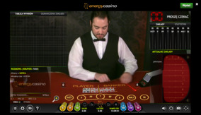 Bakarat na żywo w Energy Casino