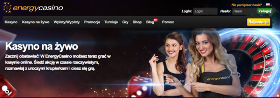 Kasyno na żywo w Energy casino