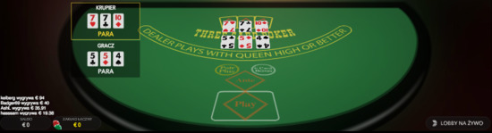 Poker live w kasynie online